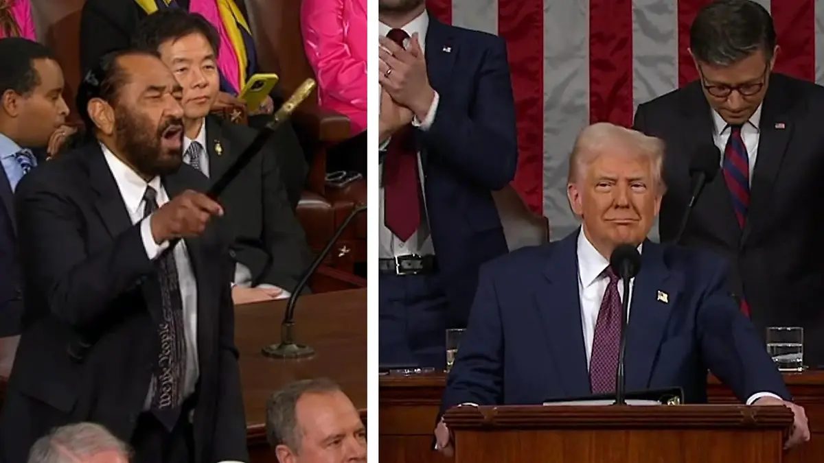 Abgeordneter wettert gegen Trump - und fliegt aus dem Saal Kritik kann der Präsident wohl nicht!