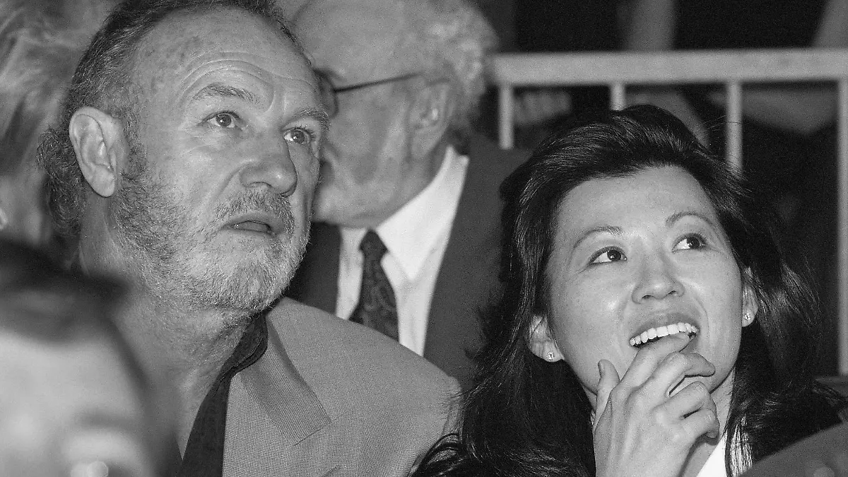 Der Schauspieler Gene Hackman mit seiner Frau Betsy Arakawa im Juni 1993. (Archiv)
