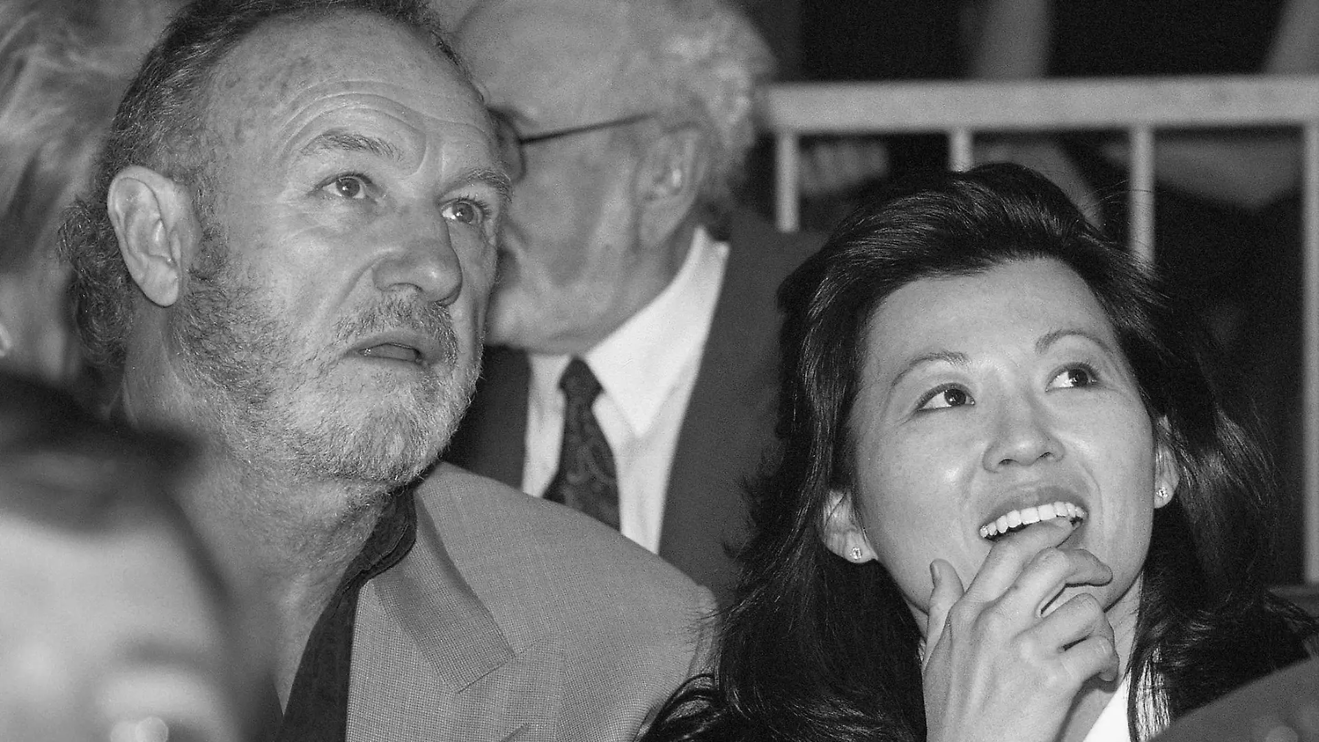 Der Schauspieler Gene Hackman mit seiner Frau Betsy Arakawa im Juni 1993. (Archiv)
