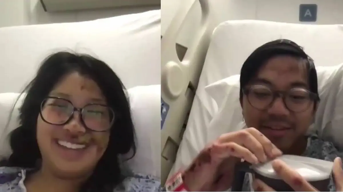 Veda Lin und Christopher Ng