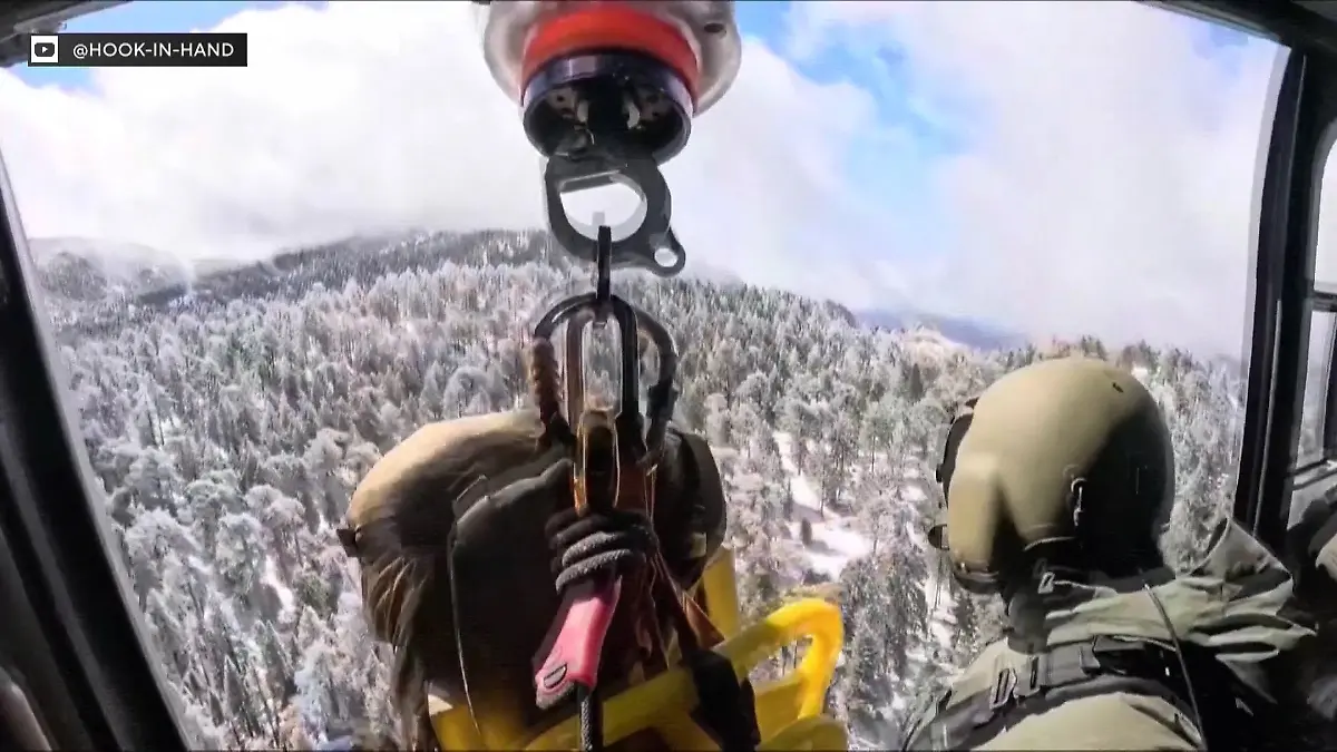 Wanderer per Helikopter gerettet