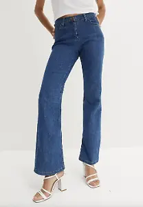 Bootcut Jeans Mid Waist, Stretch