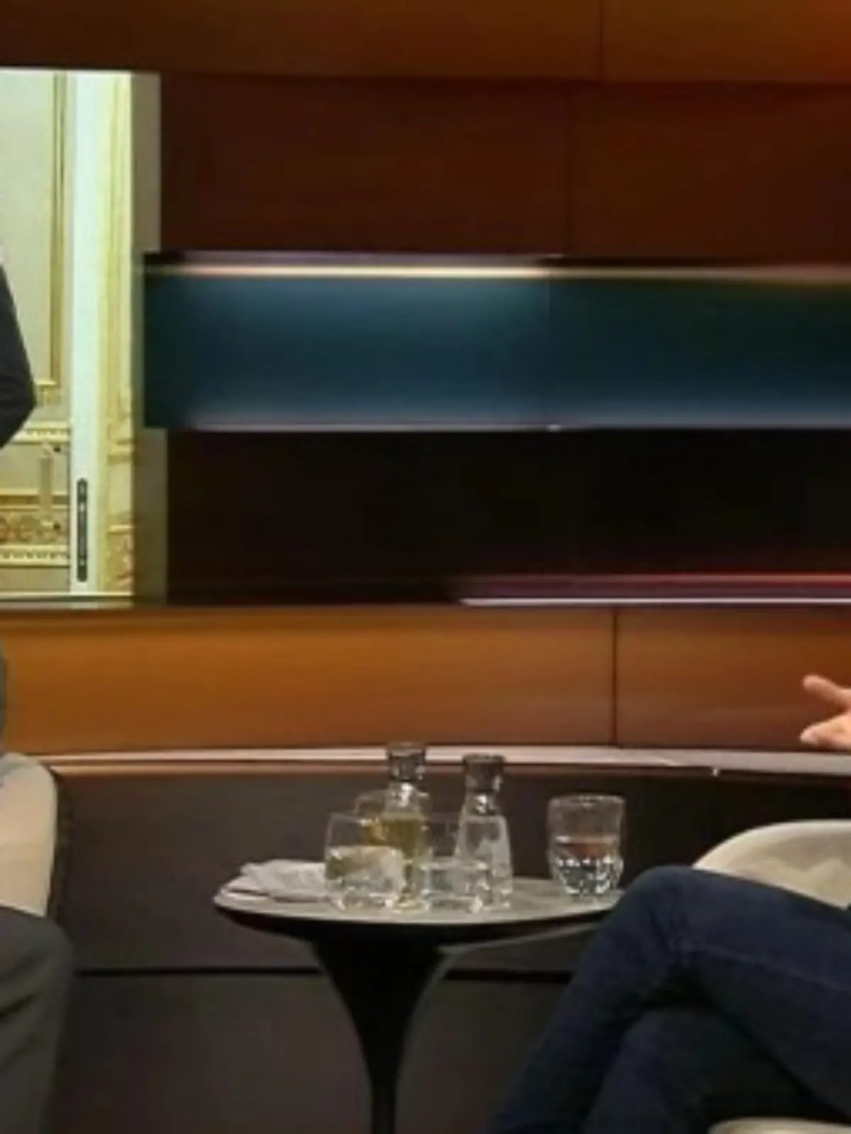 Moderator Markus Lanz und AfD-Chefin Alice Weidel (rechts)