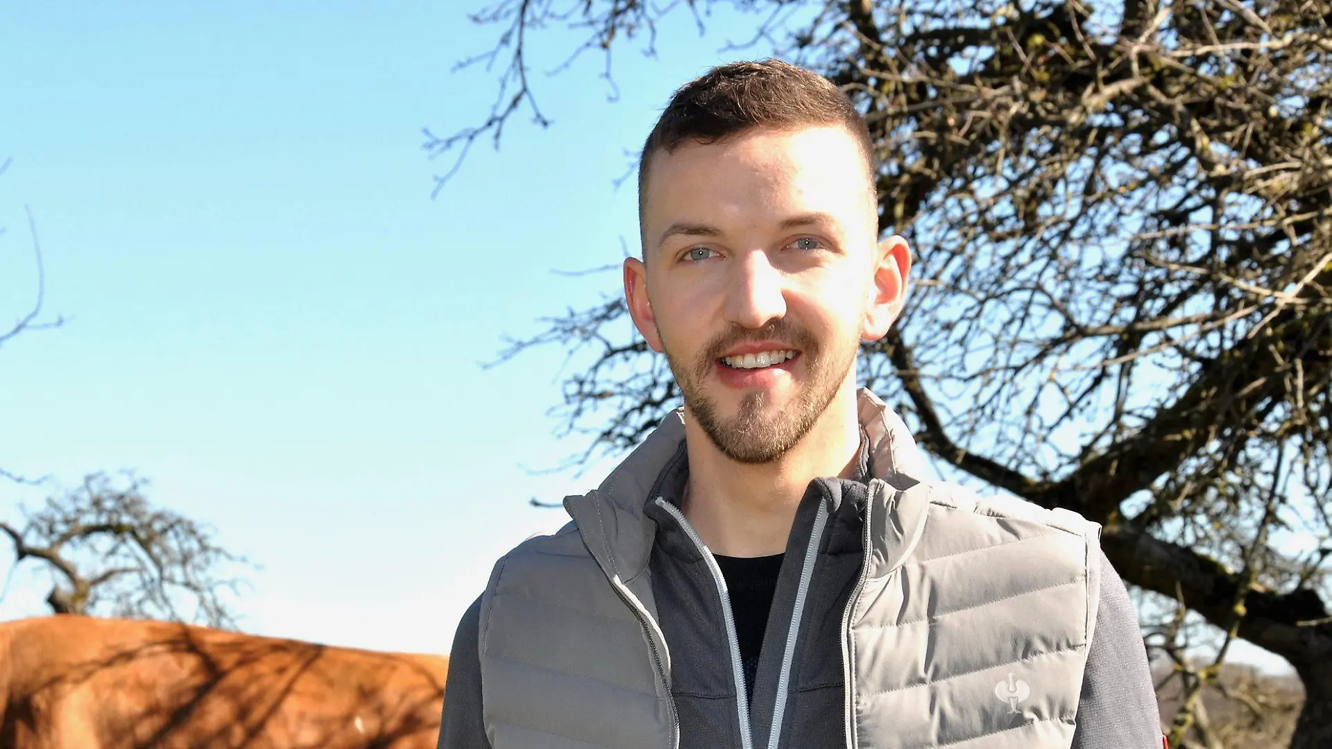 Landwirt Michael Kaufmann hatte Glück im Unglück.