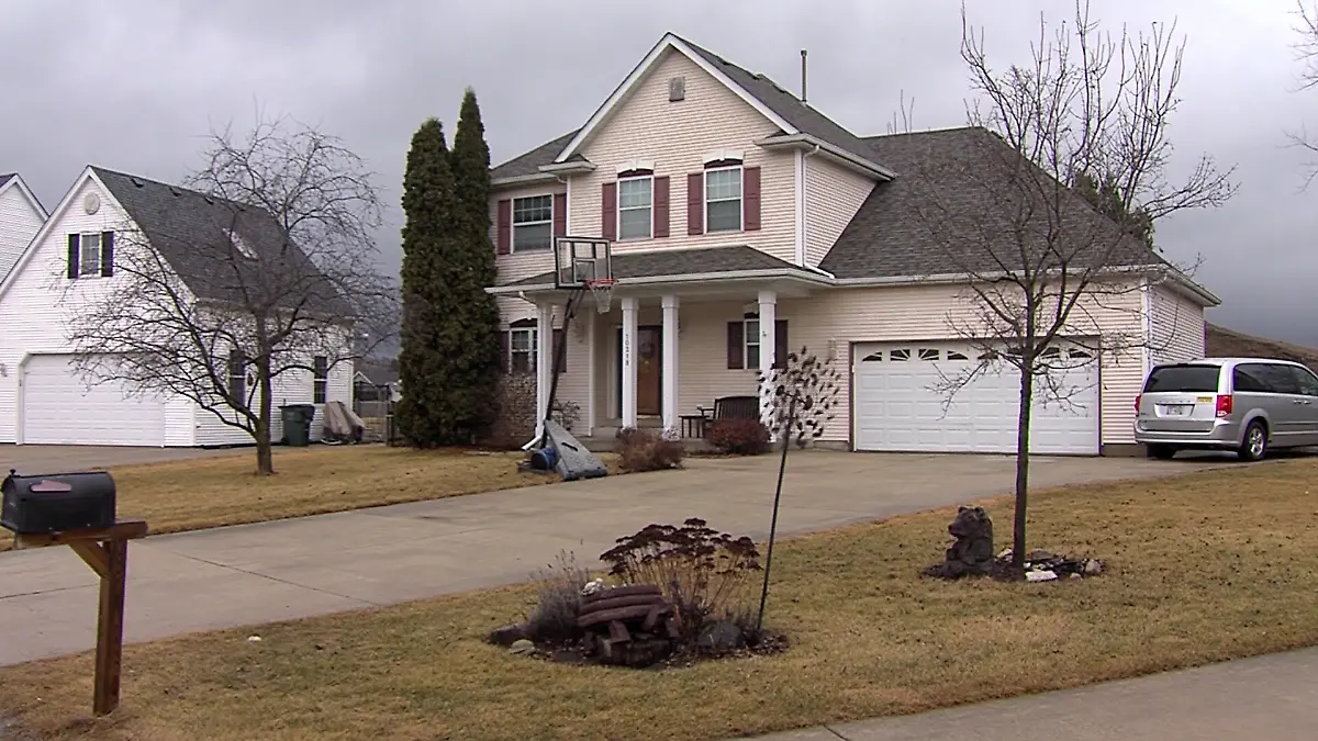 In diesem Haus im US-Bundesstaat Wisconsin lebte der 1.-Jährige mit seiner Familie.