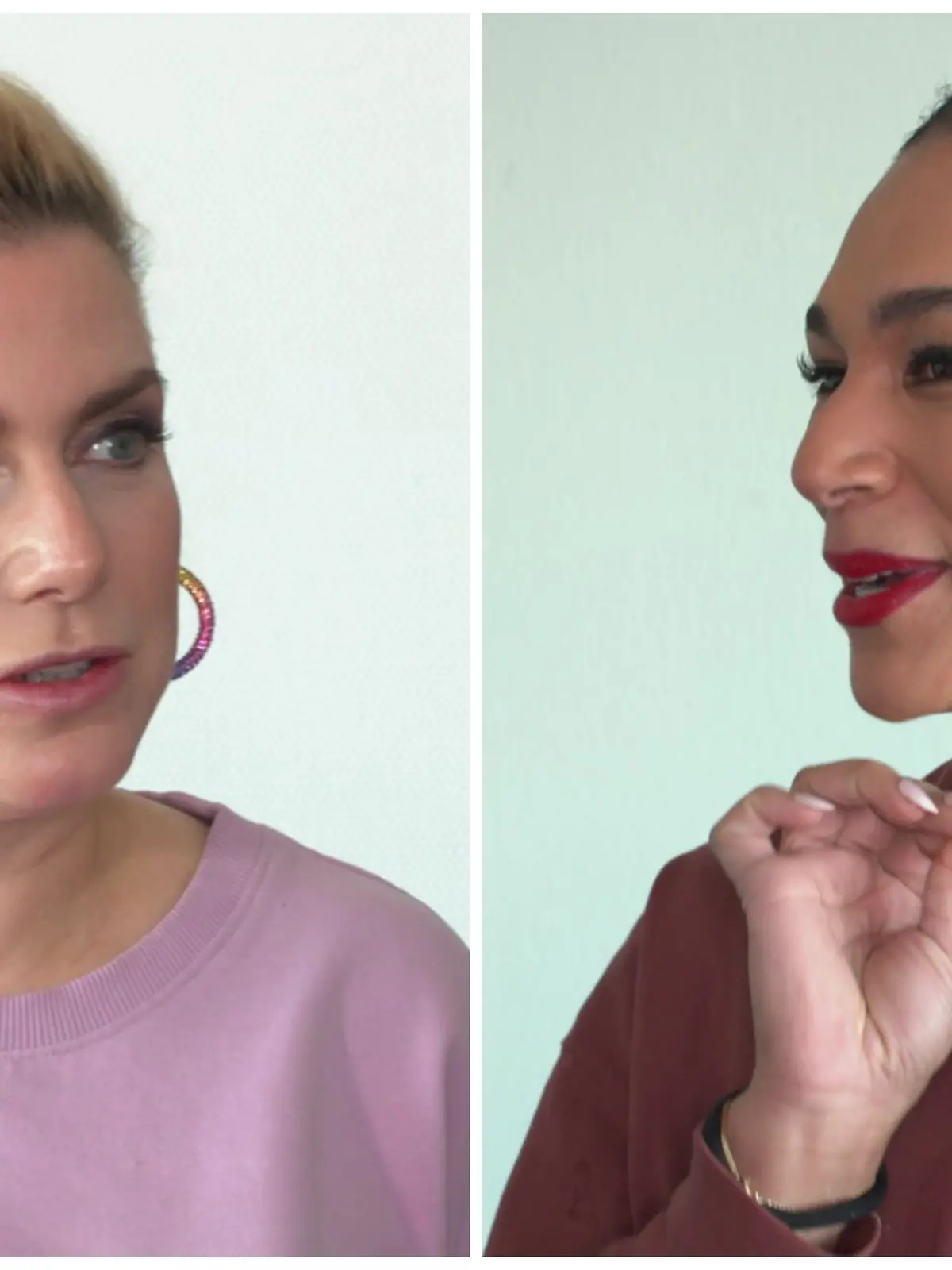 Jeanette Biedermann und Marie Mouroum über Glücksbringer