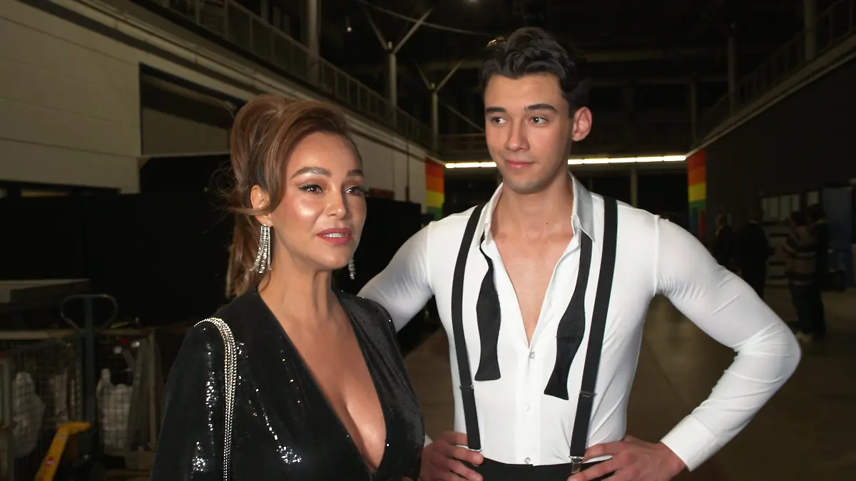 Verona Pooth hat ihren Sohn Diego bei „Let’s Dance” unterstützt