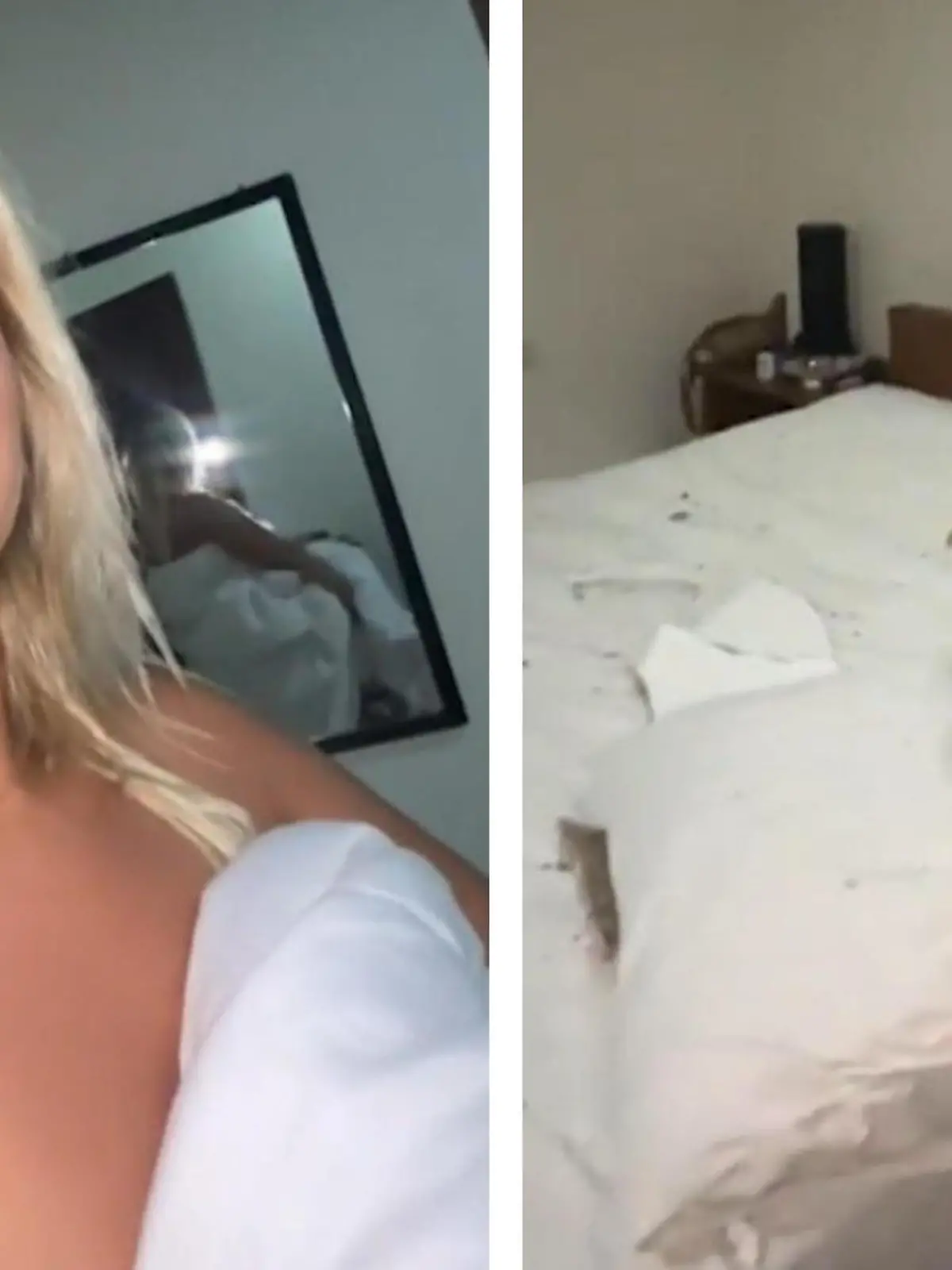 Während sie schläft! Zimmerdecke kracht auf Alma (23) 