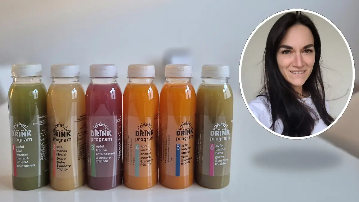 RTL-Redakteurin Rebecca Schindler testete die Billig-Saft-Kur von netto