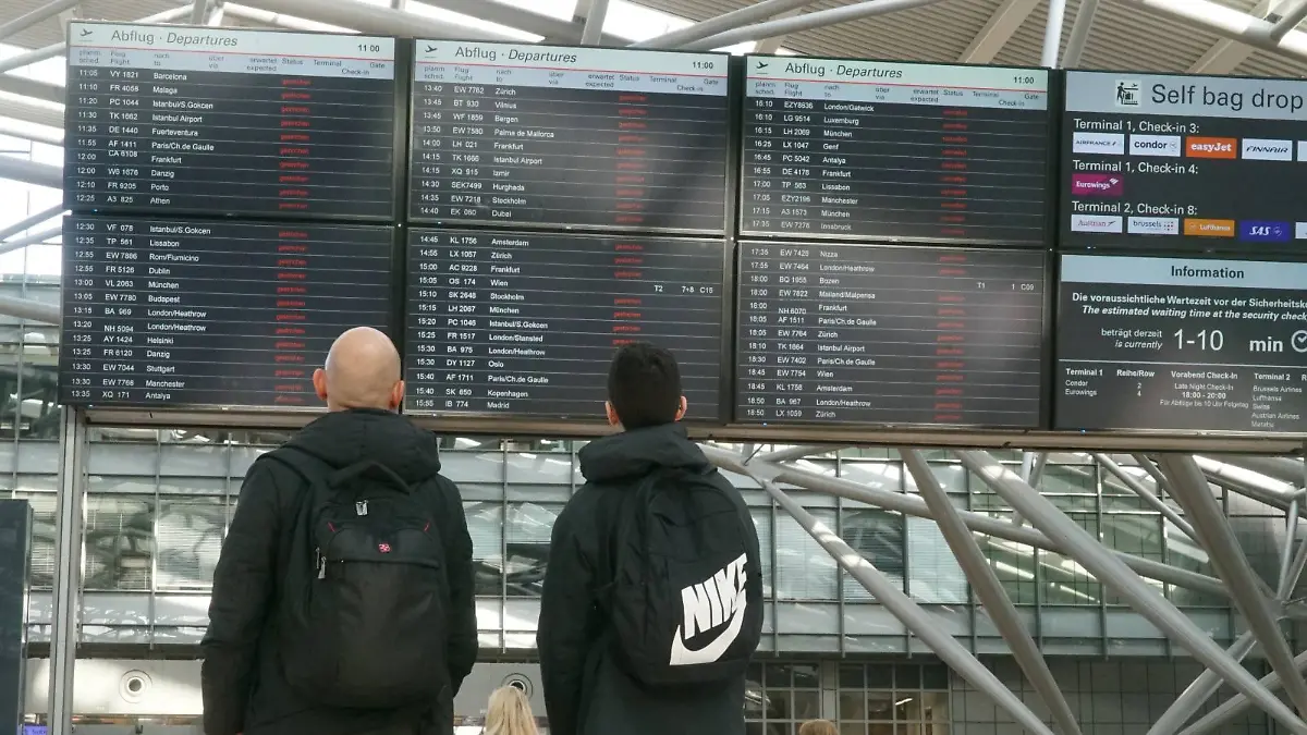 Vorgezogener Streik legt Hamburger Flughafen lahm
