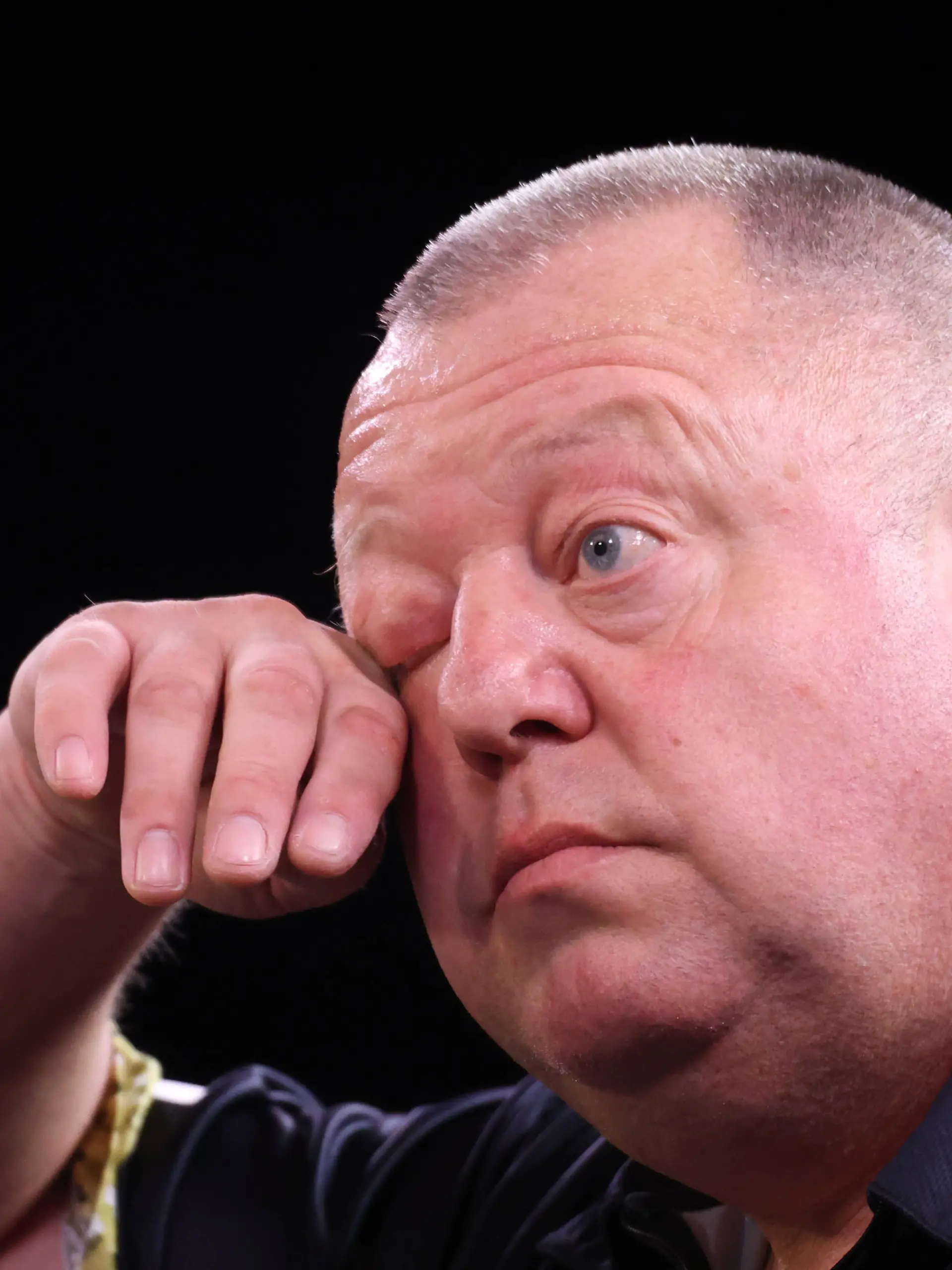 Mervyn King bei den World Senior Darts Championships 2025