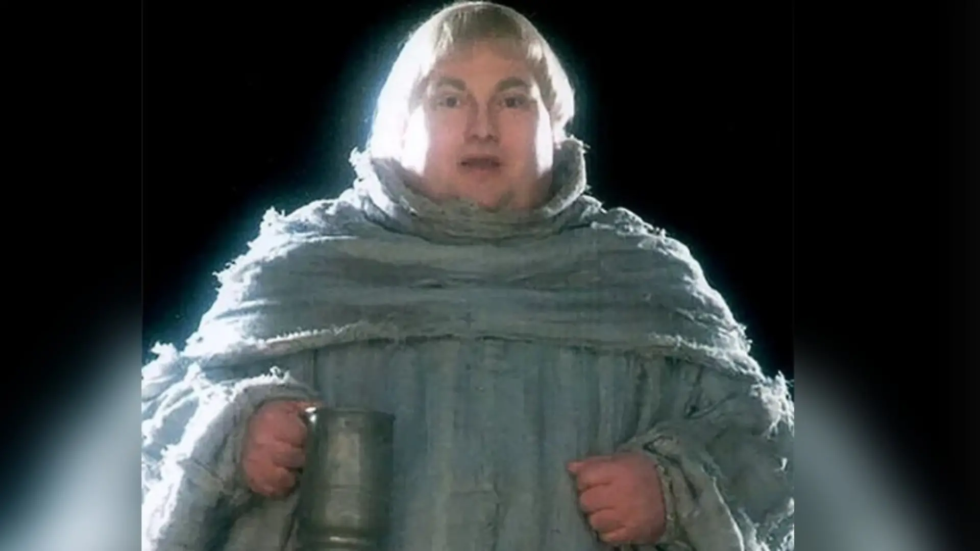 So werden ihn „Harry Potter”-Fans in Erinnerung behalten: Simon Fisher-Becker in seiner Rolle als „der fette Mönch”.