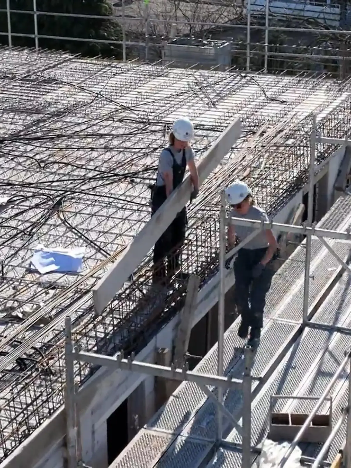Bild zu: "Azubis bauen Häuser"