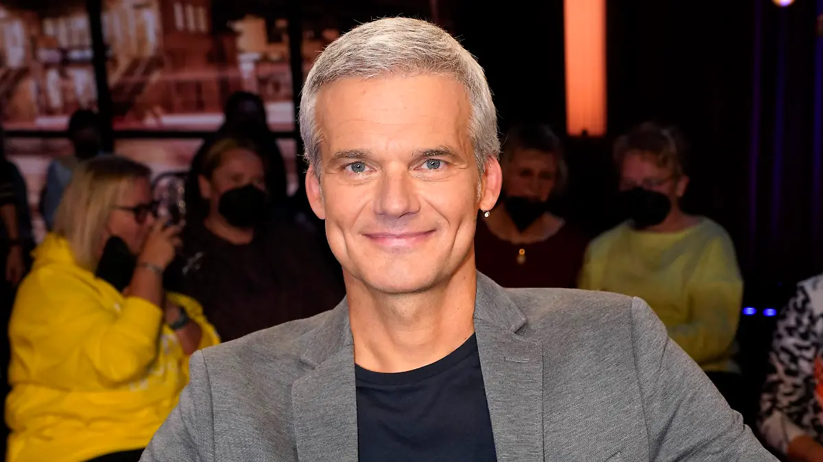 Thorsten Schröder bei der Aufzeichnung der MDR/rbb-Talkshow ‘Riverboat’ im Studio A im RBB-Fernsehzentrum. Berlin, 04.11.2022.