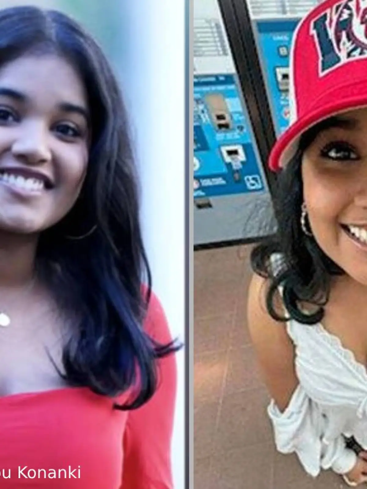Diese Fotos von sich postete Sudiksha Konanki in sozialen Medien. 