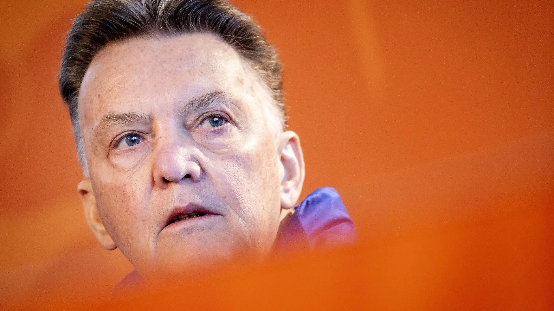 ZEIST - National coach Louis van Gaal during a press conference, PK, Pressekonferenz of the Dutch national team, Nationalteam on the KNVB Campus on March 28, 2022 in Zeist, the Netherlands. The Dutch national team is preparing for the friendly against Germany. KOEN VAN WEEL International Friendly, Länderspiel, Nationalmannschaft 2021/2022 xVIxANPxSportx/xxANPxIVx *** ZEIST National coach Louis van Gaal during a press conference of the Dutch national team on the KNVB Campus on March 28, 2022 in Zeist, the Netherlands The Dutch national team is preparing for the friendly against Germany KOEN VAN WEEL International Friendly 2021 2022 xVIxANPxSportx xxANPxIVx 446221644 originalFilename: 446221644.jpg