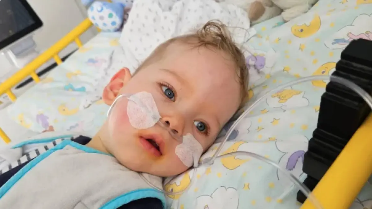 Der zweijährige Jan aus Worms leidet am seltenen Gendefekt TMEM63B.