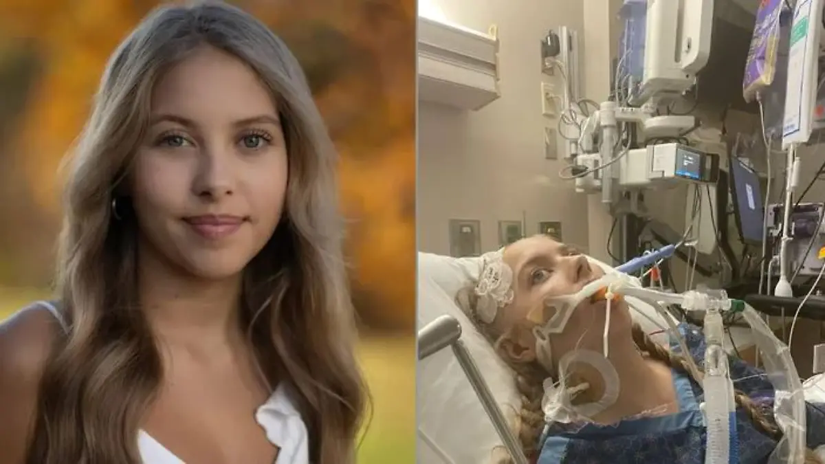 Nach einer Grippe-Infektion kämpft die 17-jährige Eden Manktelow plötzlich um ihr Leben.