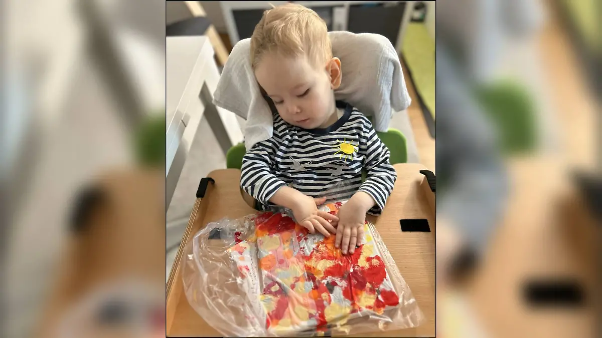 Der zweijährige Jan aus Worms leidet am seltenen Gendefekt TMEM63B.