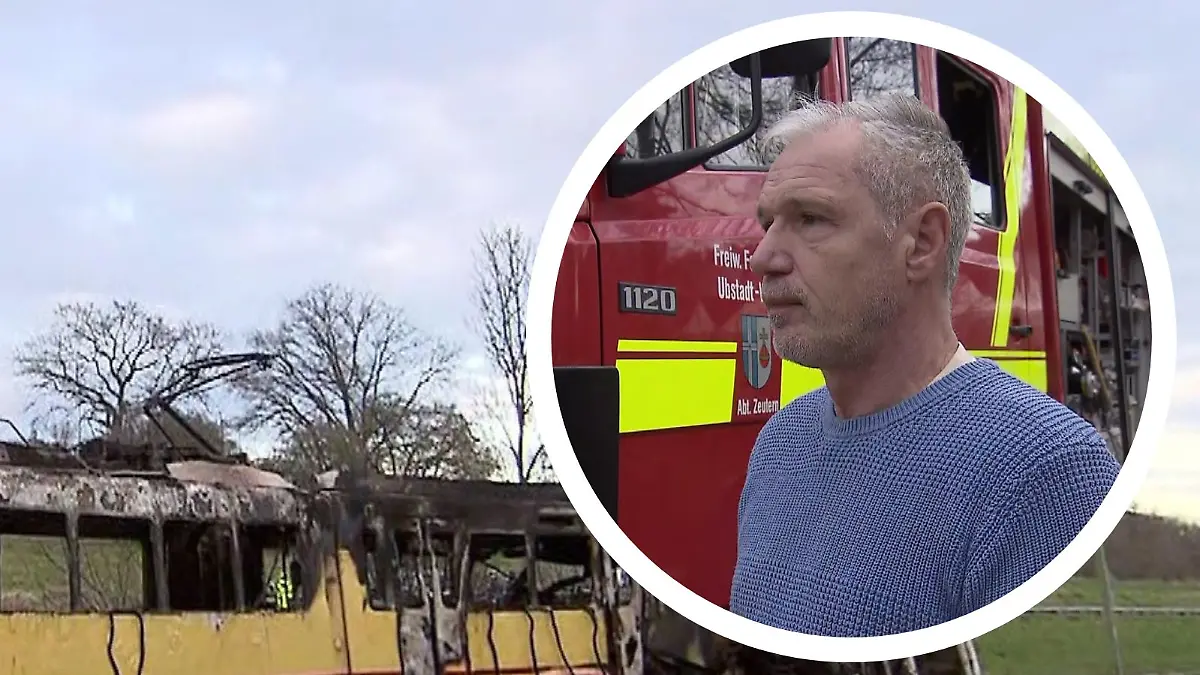Ohne zu zögern, rennt Hans-Peter Hirsch zu den Flammen, um seinen Nachbarn zu retten.