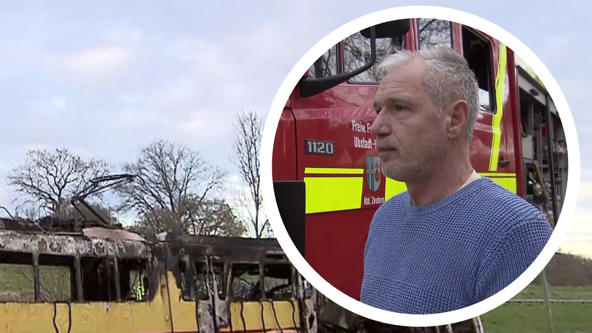 Ohne zu zögern, rennt Hans-Peter Hirsch zu den Flammen, um seinen Nachbarn zu retten.