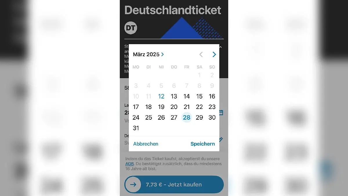 Wer das Deutschlandticket nur wenige Tage nutzen möchte, muss nicht den vollen Preis zahlen.
