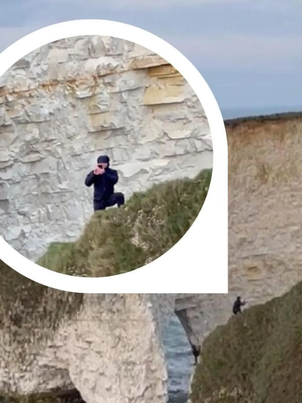 Bild zu: "Touri riskiert Leben an Klippe – für das perfekte Selfie!"