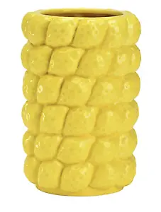 Wurm Vase mit Zitronen aus Keramik