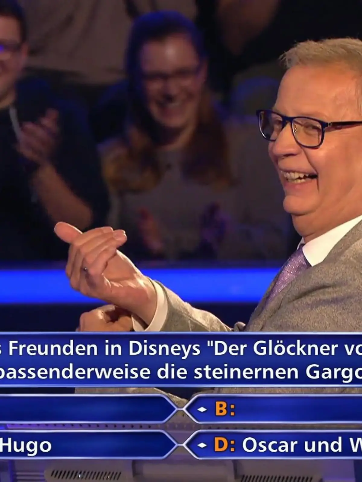 Günther Jauch plaudert bei WWM aus dem Nähkästchen. 