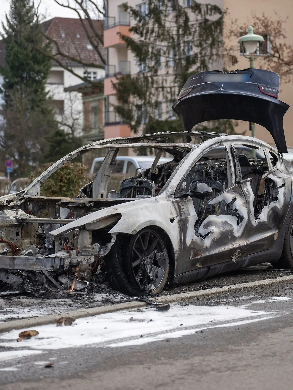 Bild zu: "Plötzlich stehen in Berlin vier Teslas in Flammen"
