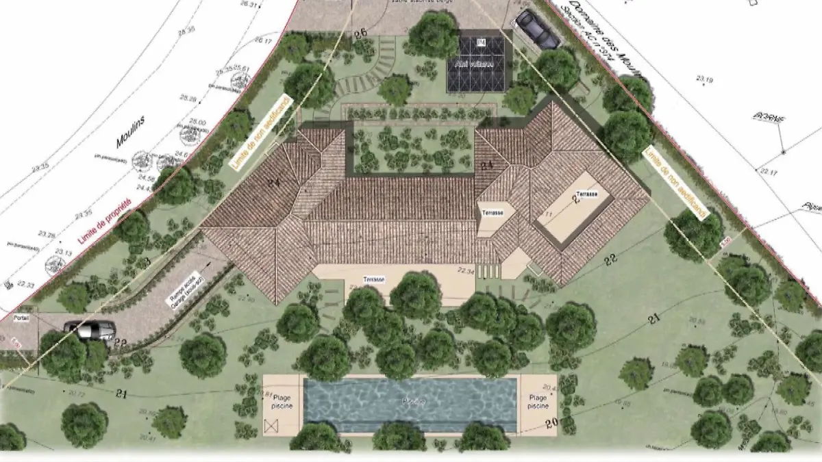 So sieht der Plan für das neue Zuhause der Geissens aus.