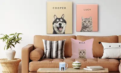 Hier das Haustier zum KI-Kunstwerk machen!
