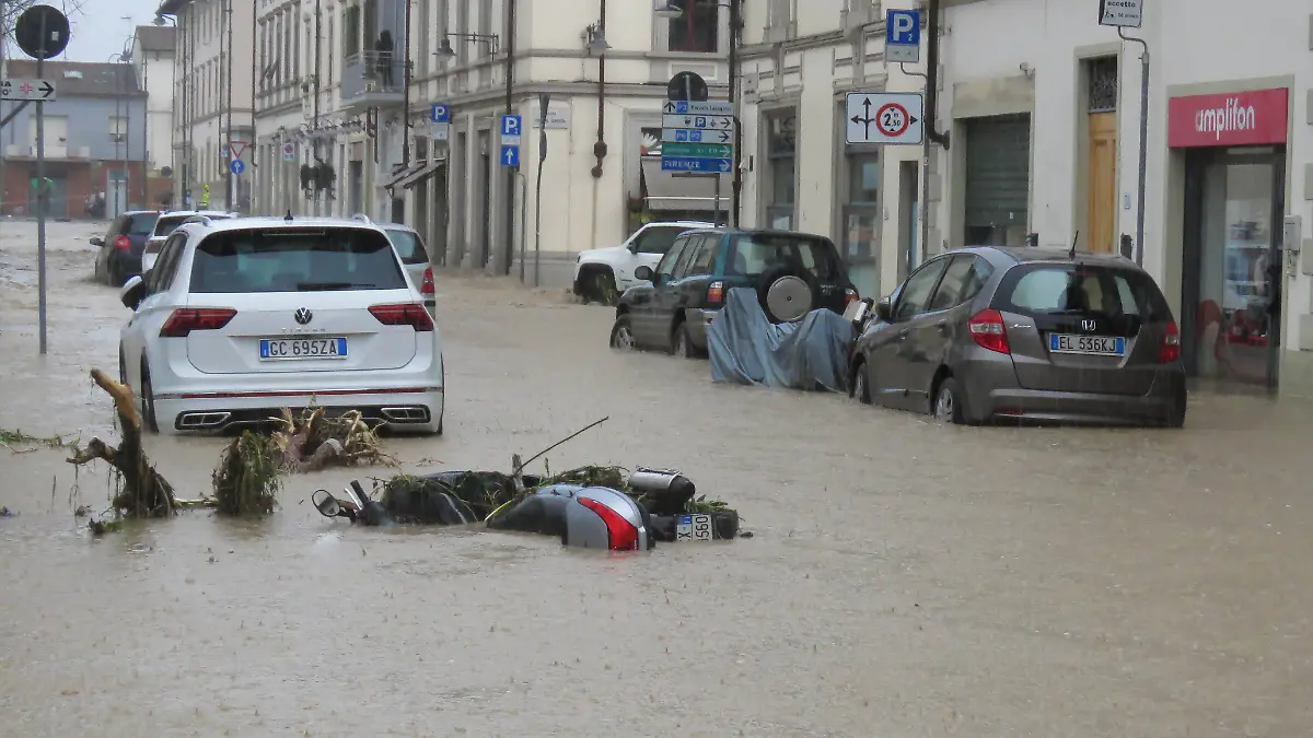 Florenz ist stark von der Flut betroffen.