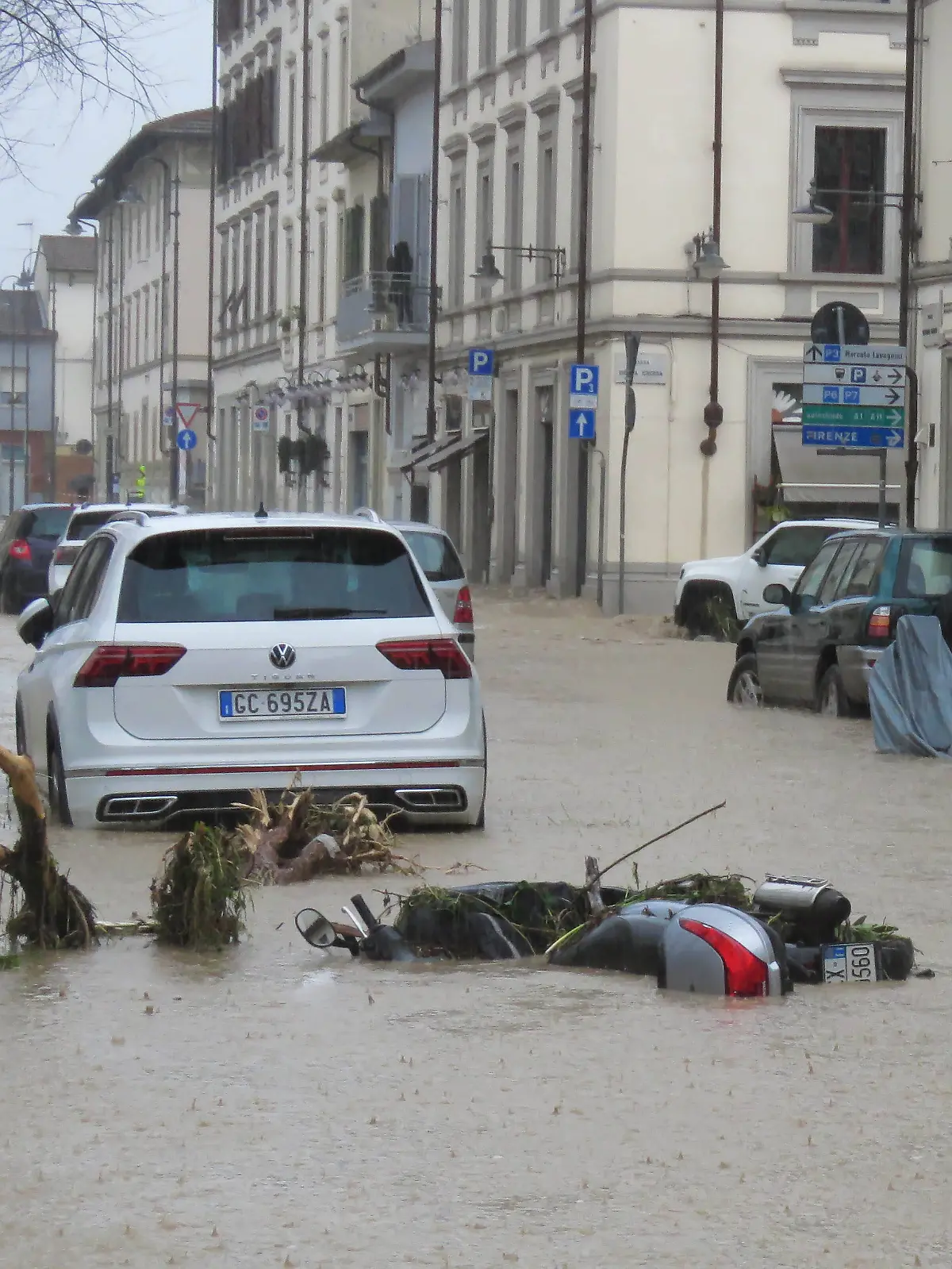 Florenz ist stark von der Flut betroffen.