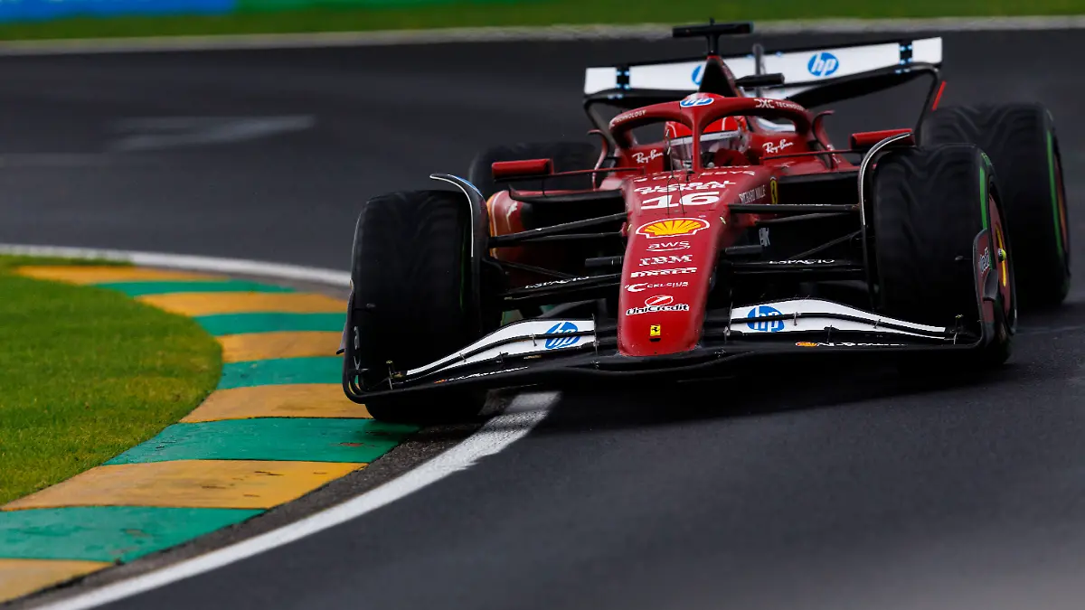 Ferrari-Pilot Charles Leclerc fährt beim Großen Preis von Australien 2025