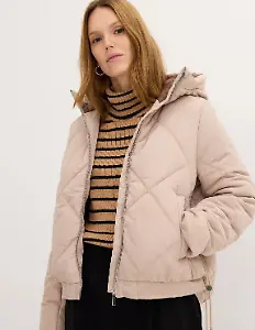 Kurze Steppjacke mit Futter