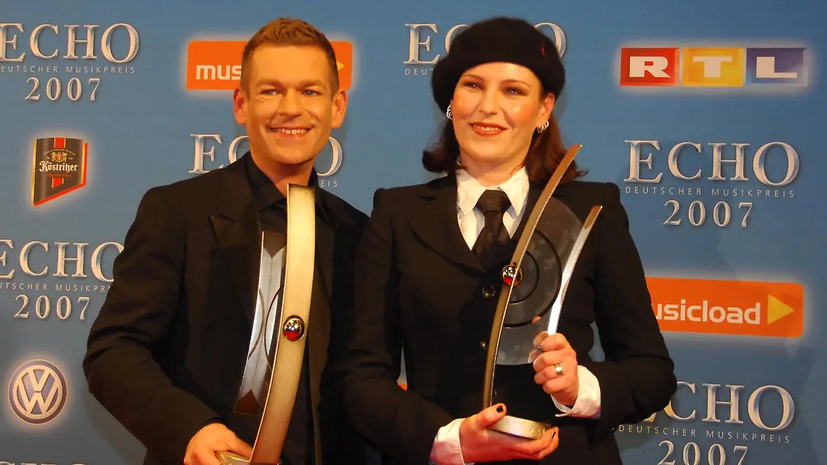 Preistraeger Rosenstolz Verleihung Echo 2007, Berlin