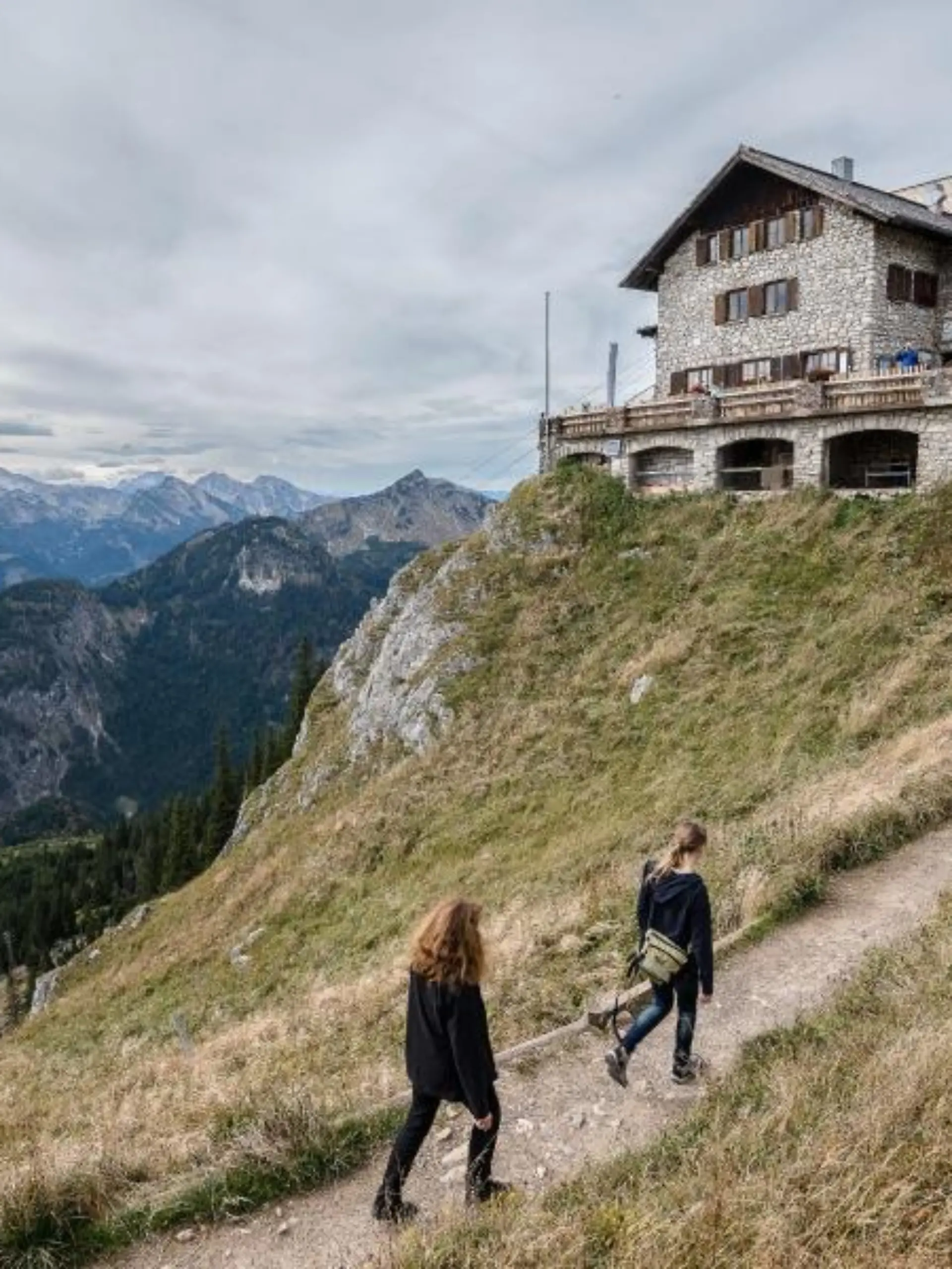 Wanderer in den bayerischen Alpen