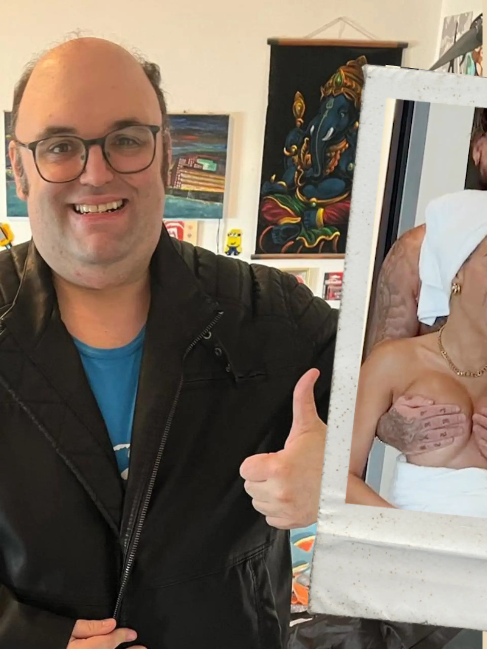 Bild zu: "„Schwiegertochter gesucht“-Star imitiert Nacktselfie  "