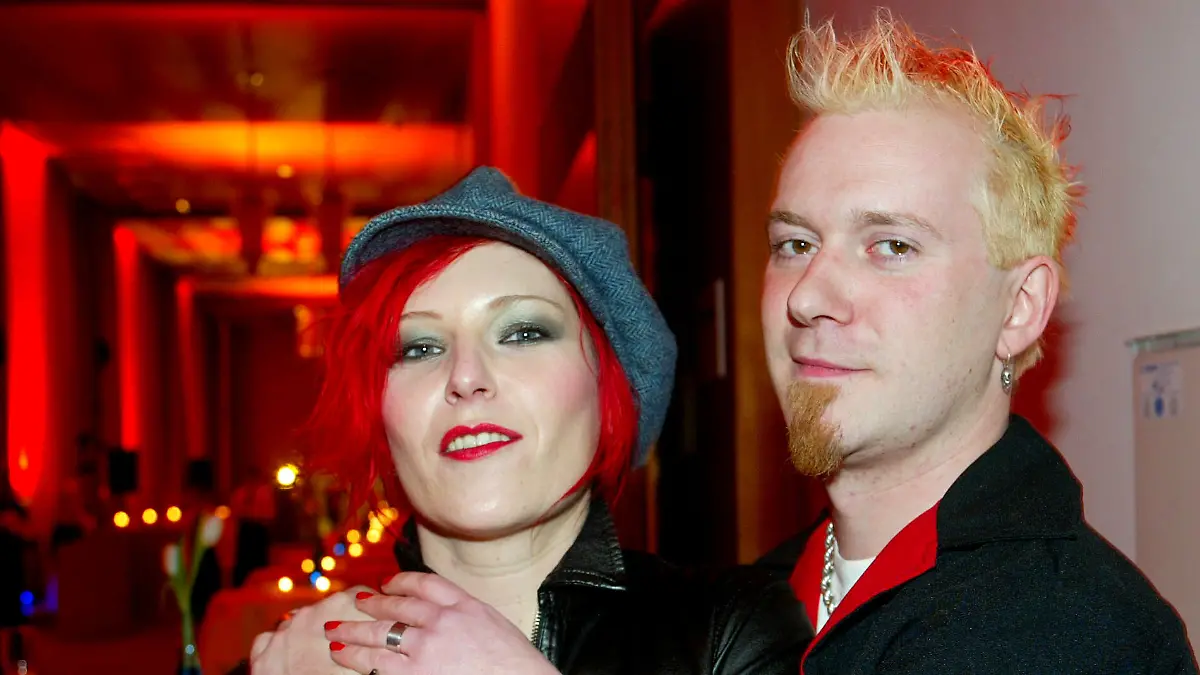 AnNa R mit ihrem Mann Nilo Neuenhofen im Jahr 2003.