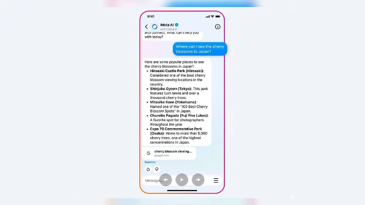 „Meta AI” beantwortet eure Fragen direkt im WhatsApp-Chat mit euren Freunden.