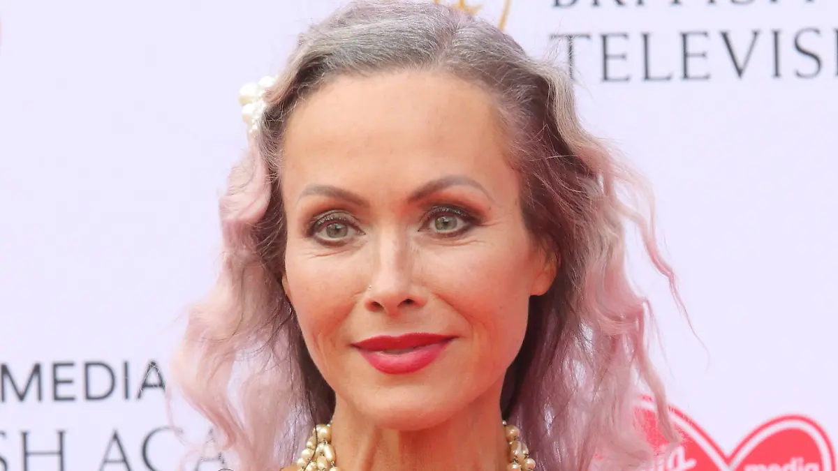 Schauspielerin Amanda Mealing auf dem roten Teppich während der Virgin Media BAFTA Television Awards 2019 in London.