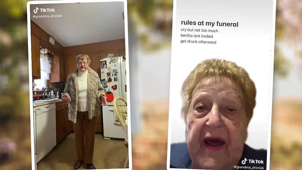 "Grandma Droniak" ist auf TikTok ein echter Star.