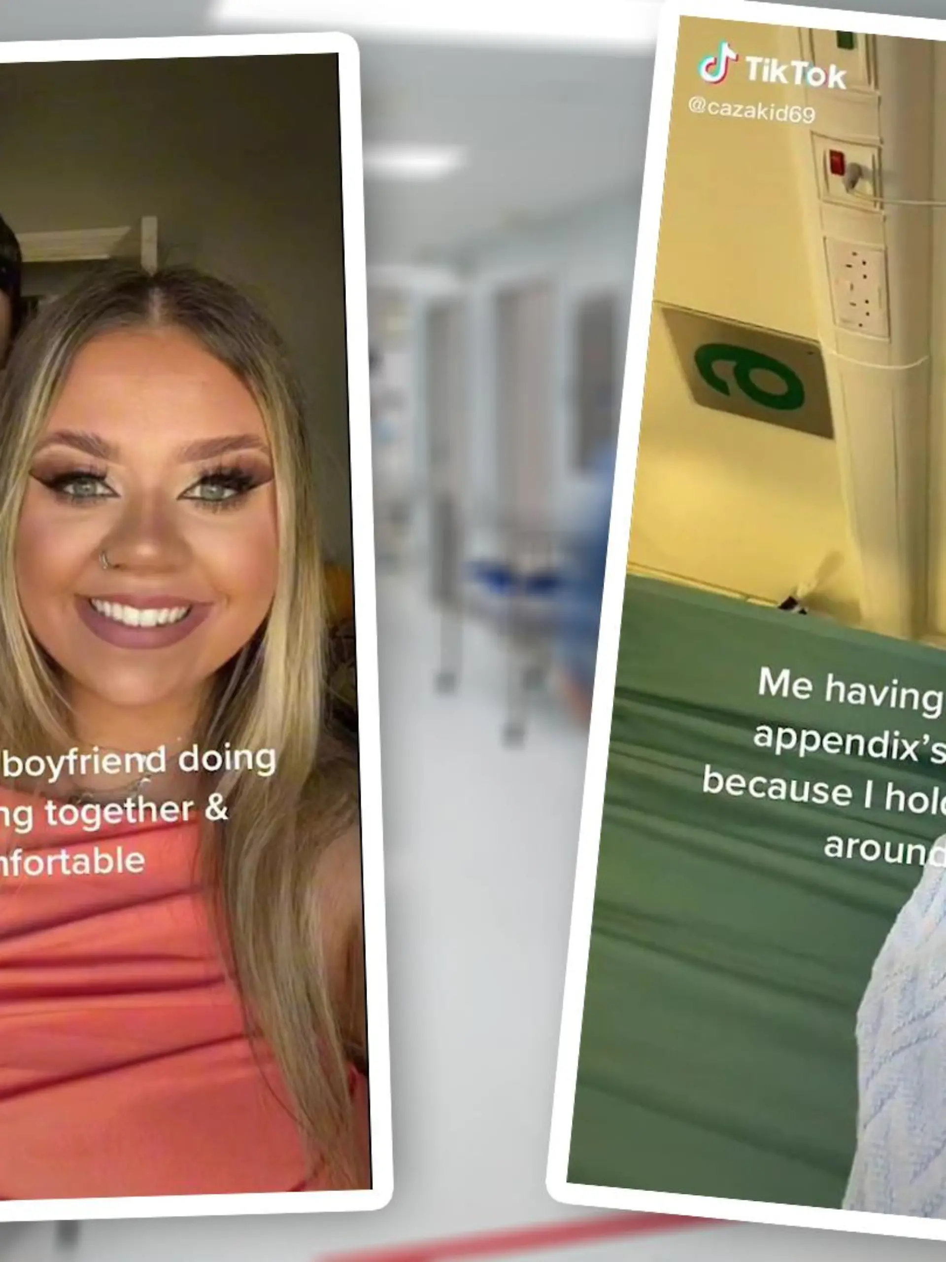 TikTok-Nutzerin cazakid69 pupst nicht vor ihrem Freund.