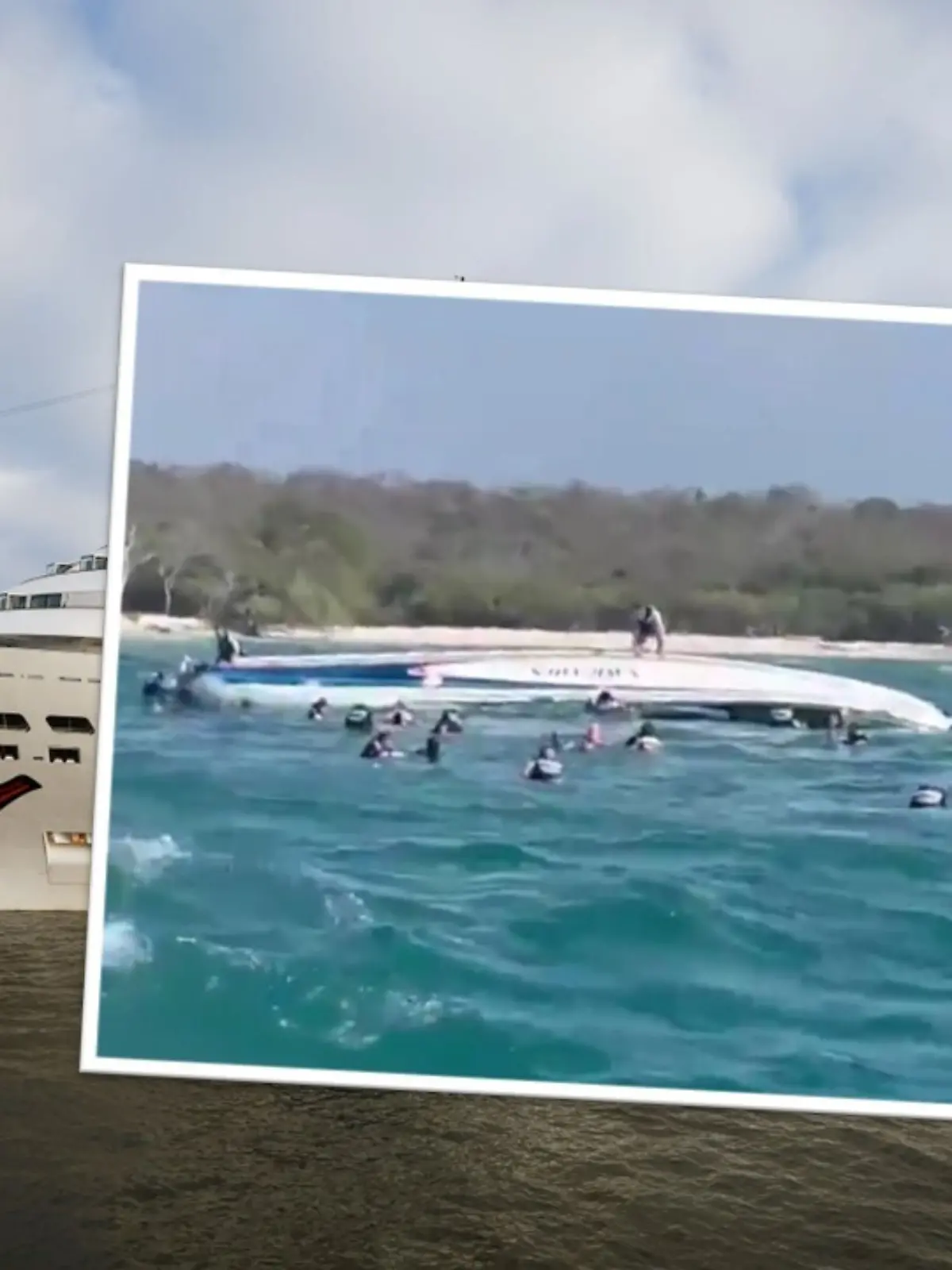 Bild zu: "AIDA-Ausflugsboot kentert! Plötzlich schwimmen die Urlauber um ihr Leben"
