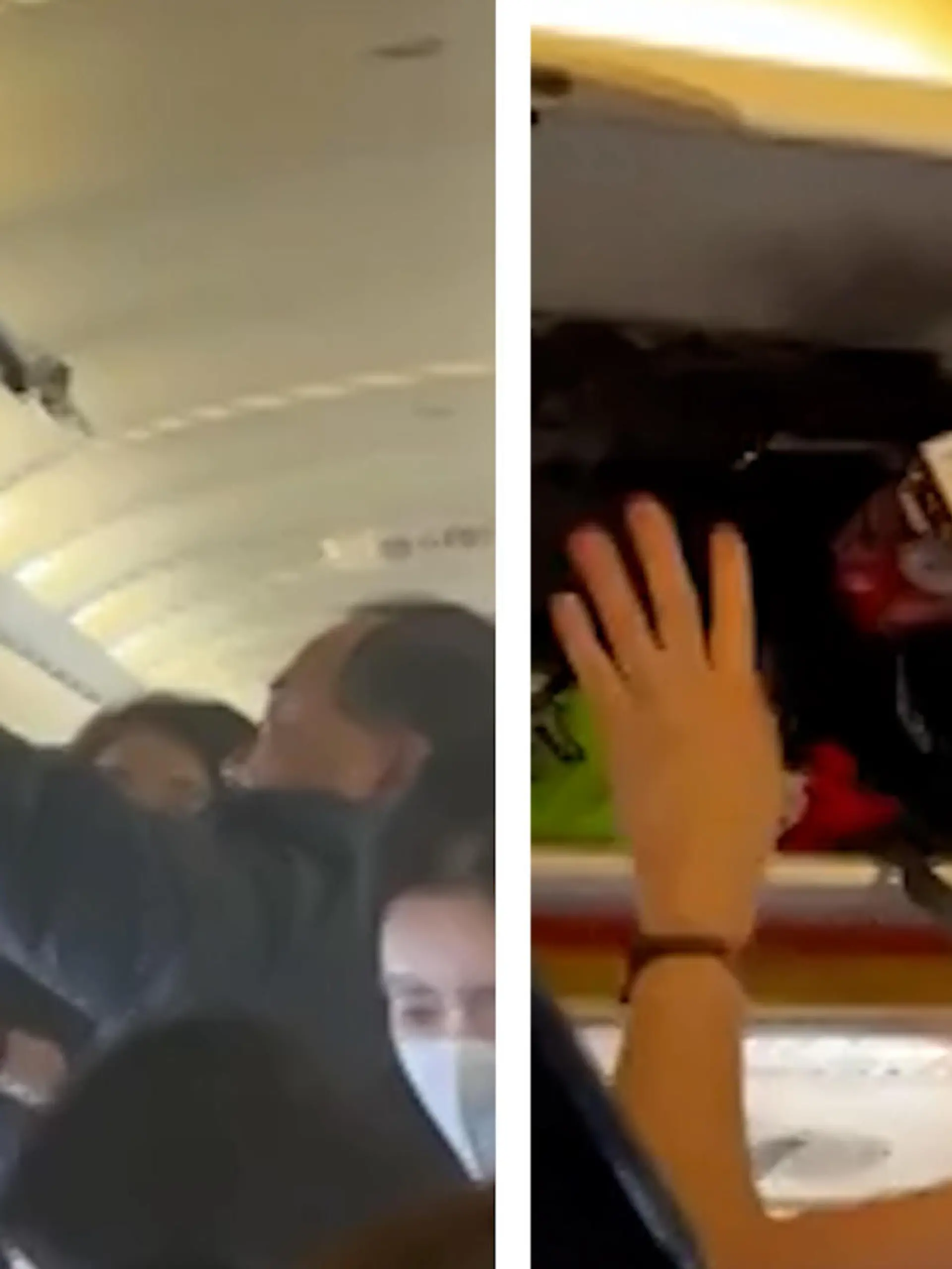 Bild zu: "Feuer im Flieger! Passagiere greifen zum letzten Mittel"