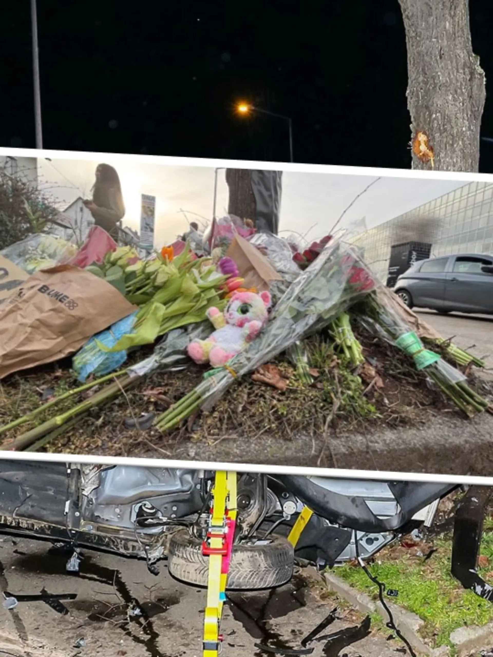 Trauer an der Unfallstelle nach dem Todes-Crash in Ludwigsburg