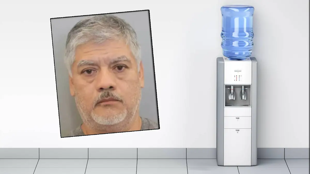 Ekel-Alarm in Texas: Hausmeister Lucio Catarino Diaz (53) urinierte in Wasserspender.