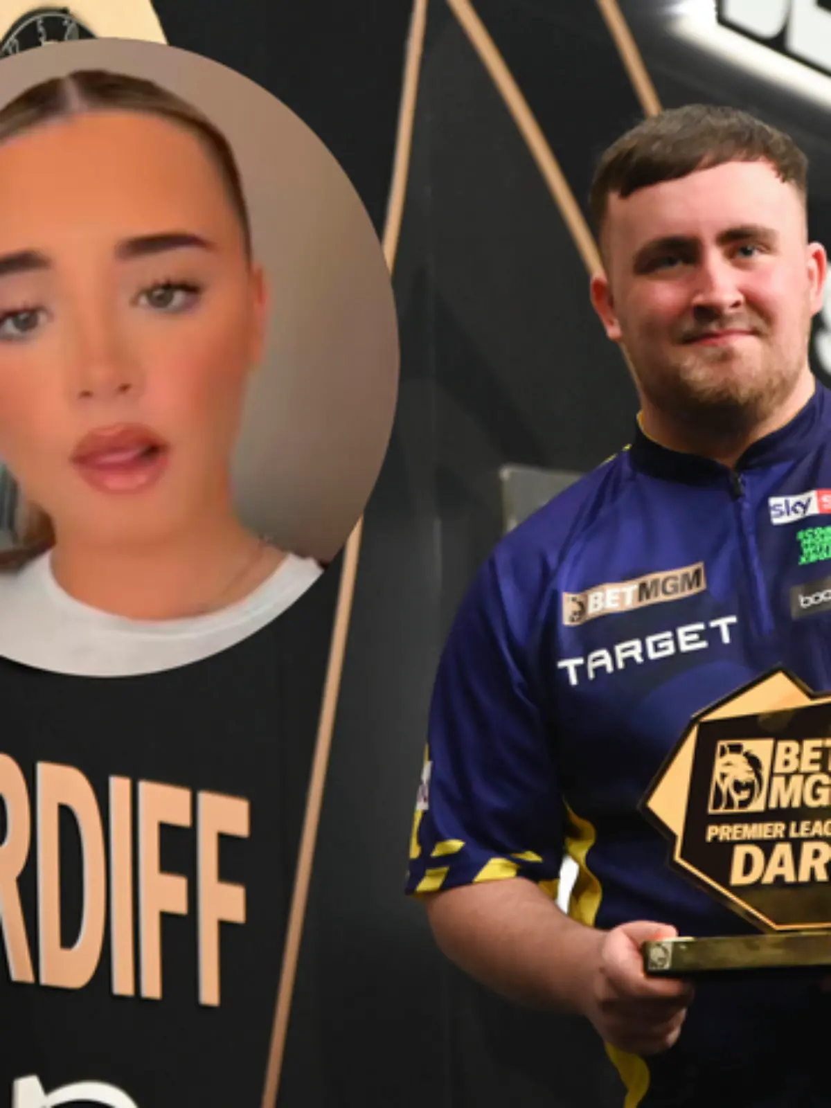 Mindestens enge Freunde: Luke Littler und Faith Millar