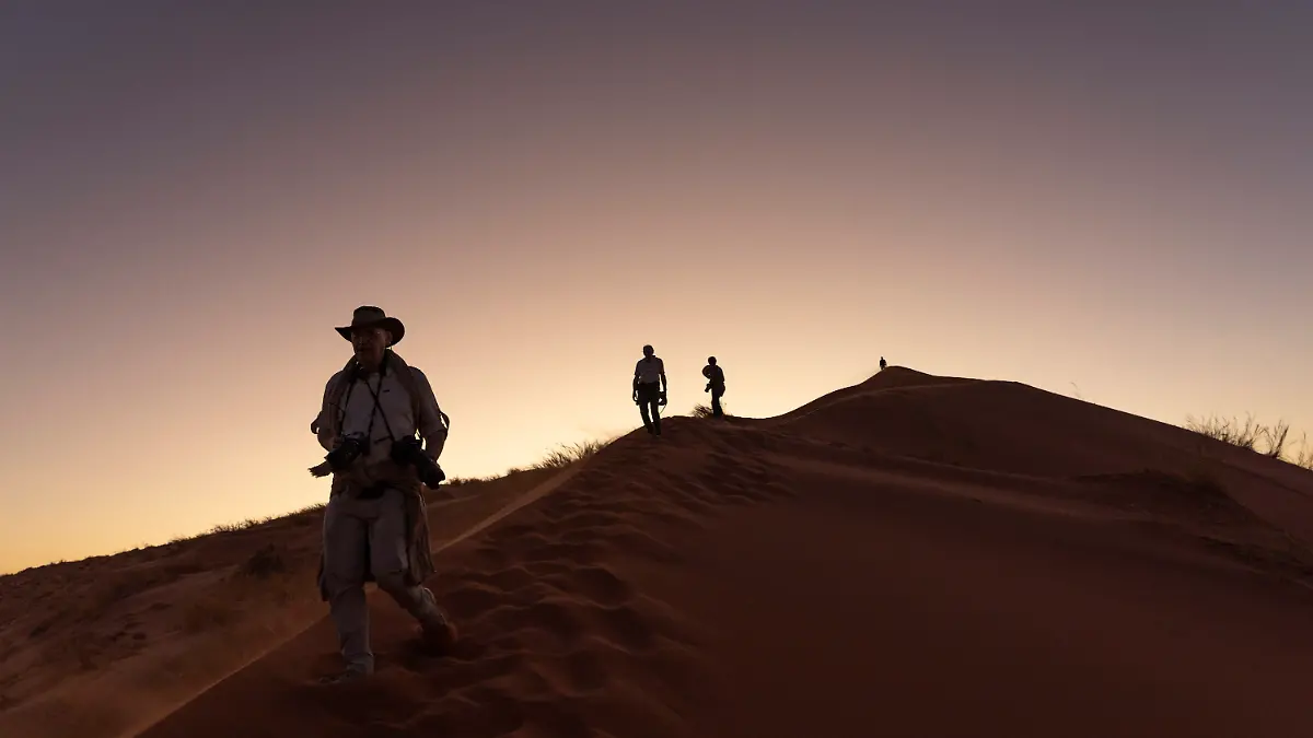 In der Wüste von Namibia fanden die Mainzer Forscher rätselhafte Röhrchen.